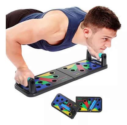 Tabla Plegable para Flexiones Push Ups - Entrenamiento de Fuerza en Casa, Antideslizante y Ergonómica.