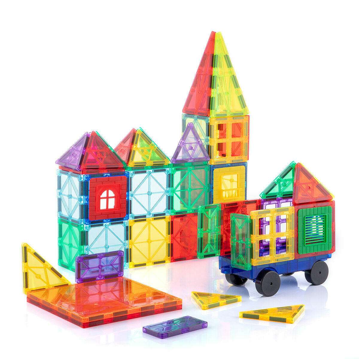 Juego de Construcción Magnético 3D Magoks – 57 Piezas para Niños +3 Años