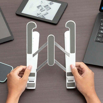 Soporte Plegable y Regulable para Portátil Flappot InnovaGoods – Ergonomía y Versatilidad