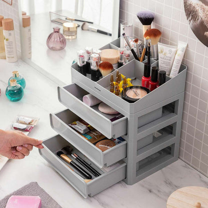 Organizador de Maquillaje Portátil con Cajones y Compartimentos – Makeser InnovaGoods