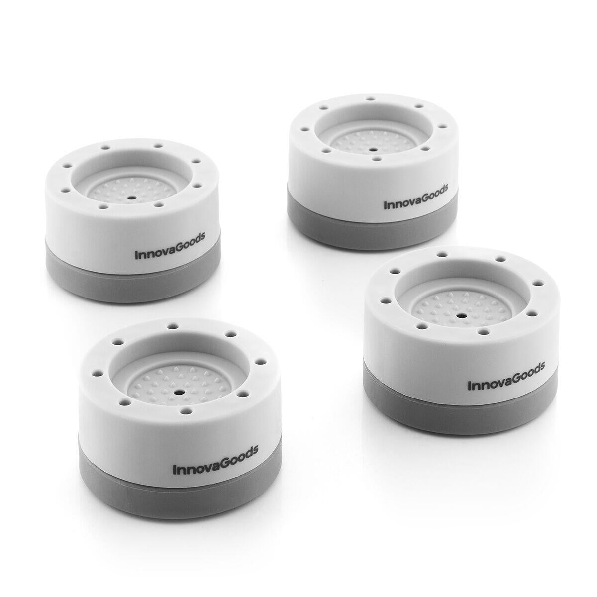 Set de 4 Pies Antivibración Apilables Novib – Estabilidad para Electrodomésticos y Muebles