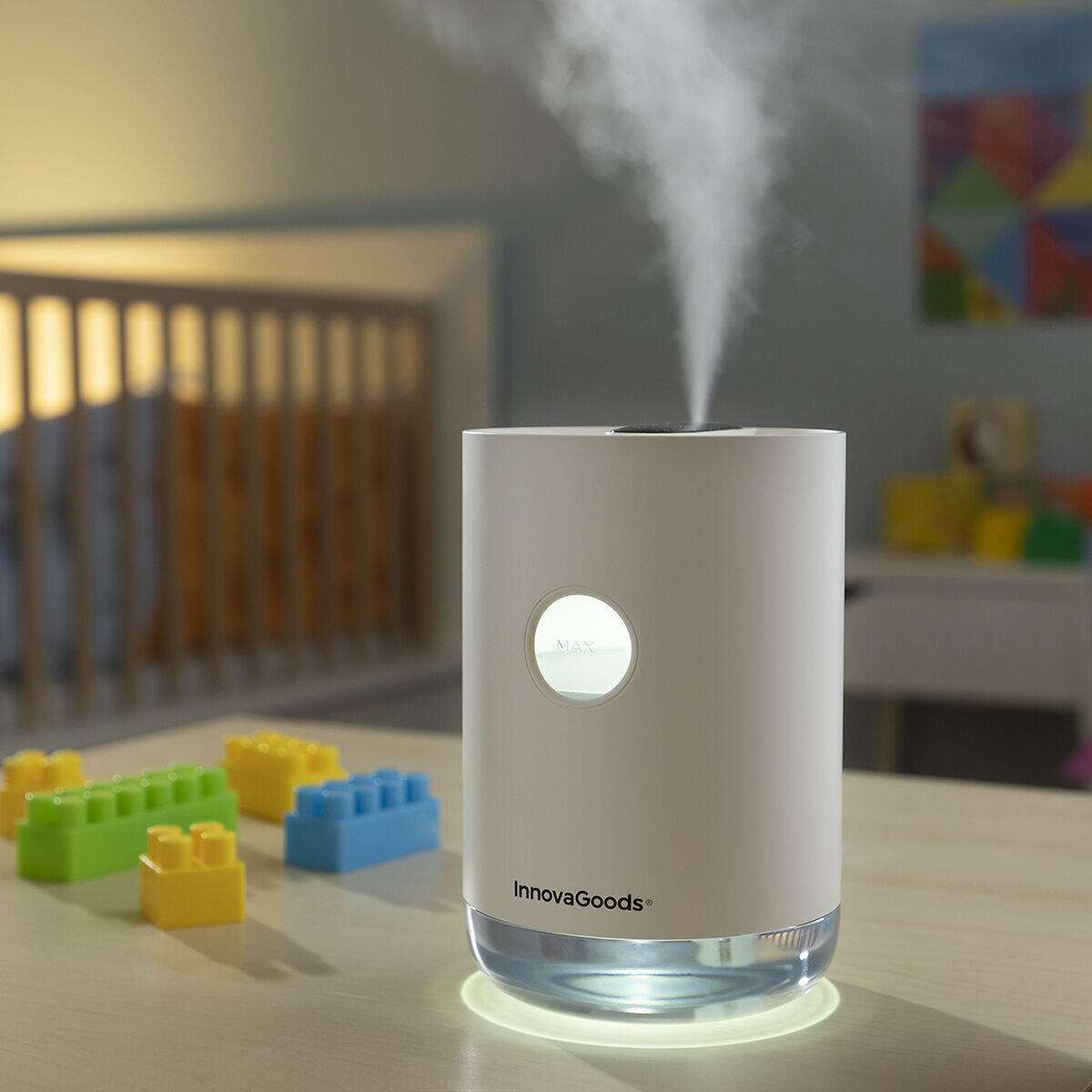 Humidificador Ultrasónico Recargable Vaupure InnovaGoods