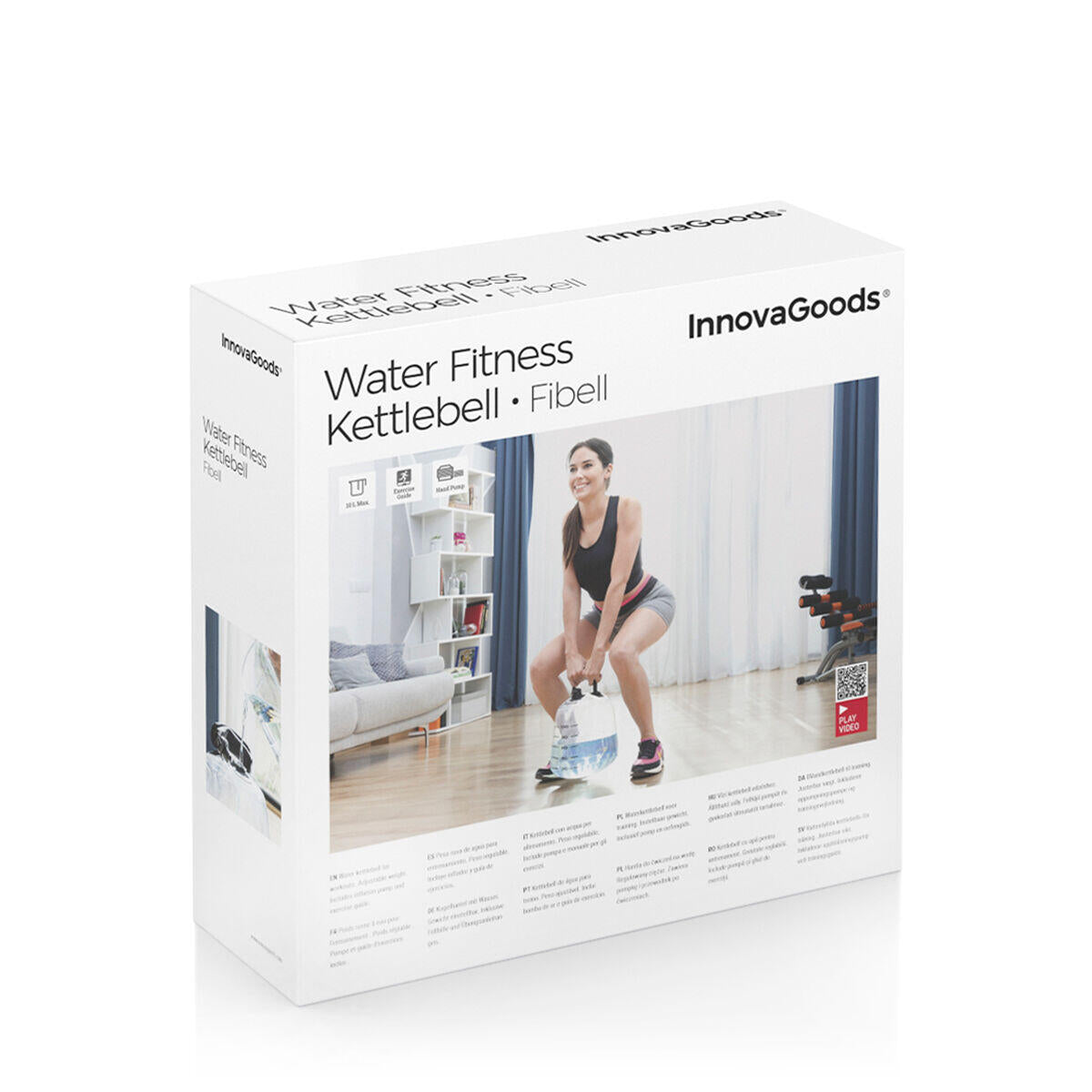 Pesa Rusa de Agua Ajustable Fibell InnovaGoods | Entrenamiento Fitness Multifuncionals