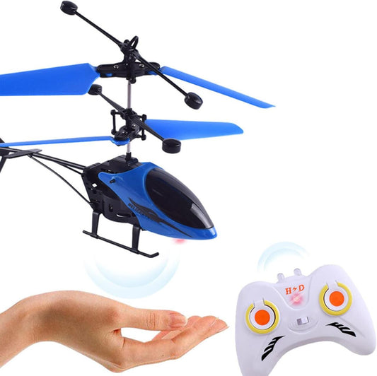 Mini Helicóptero Radiocontrol - Interactivo, Seguro y Divertido para Niños y Principiantes