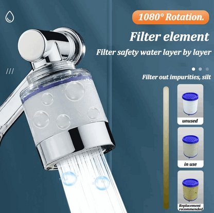 EXTENSOR DE GRIFO GIRATORIO CON FILTRO