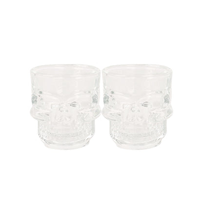 LICORERA CON 2 VASOS CALAVERA