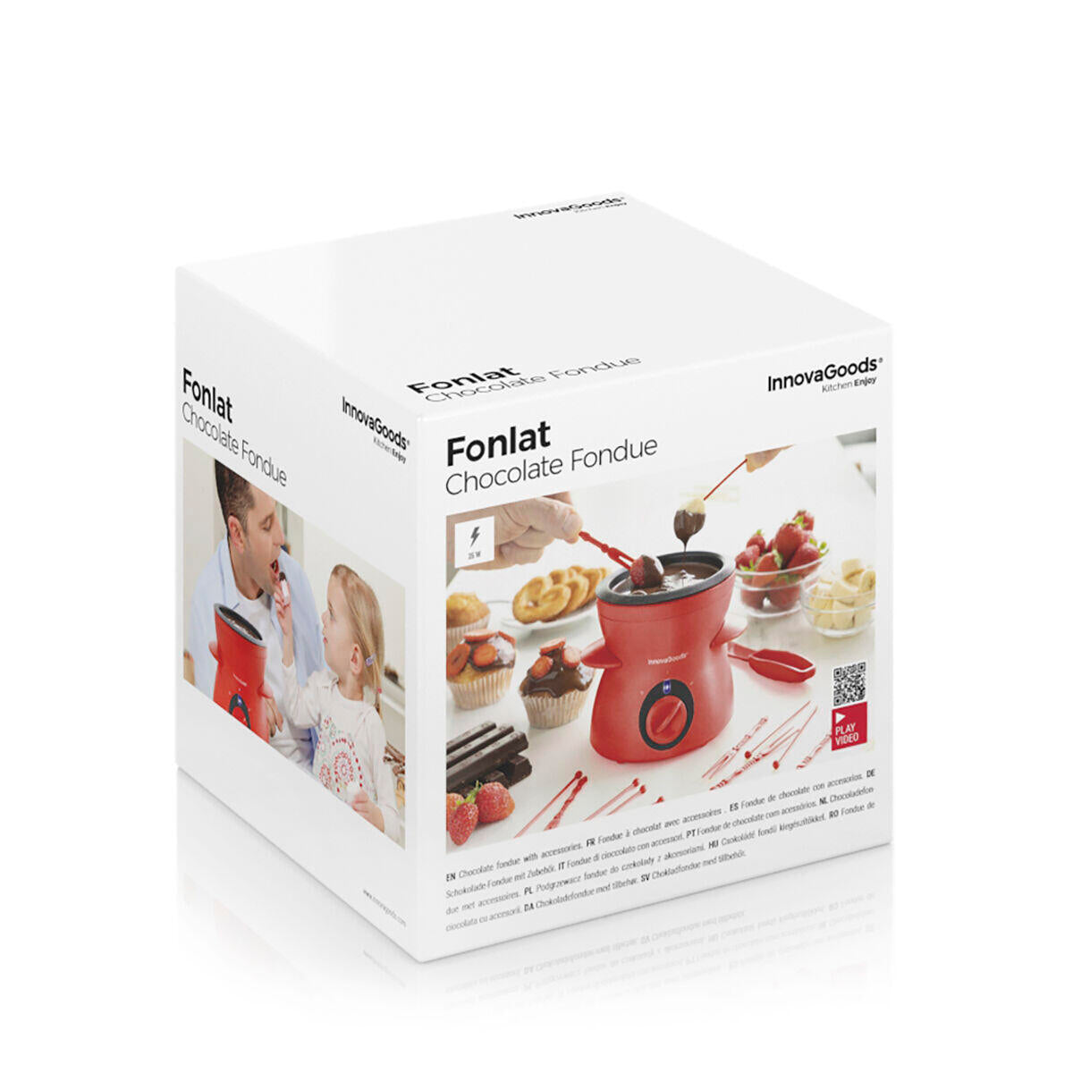 Fondue de Chocolate Eléctrica 300 ml con Accesorios – Fonlat InnovaGoods