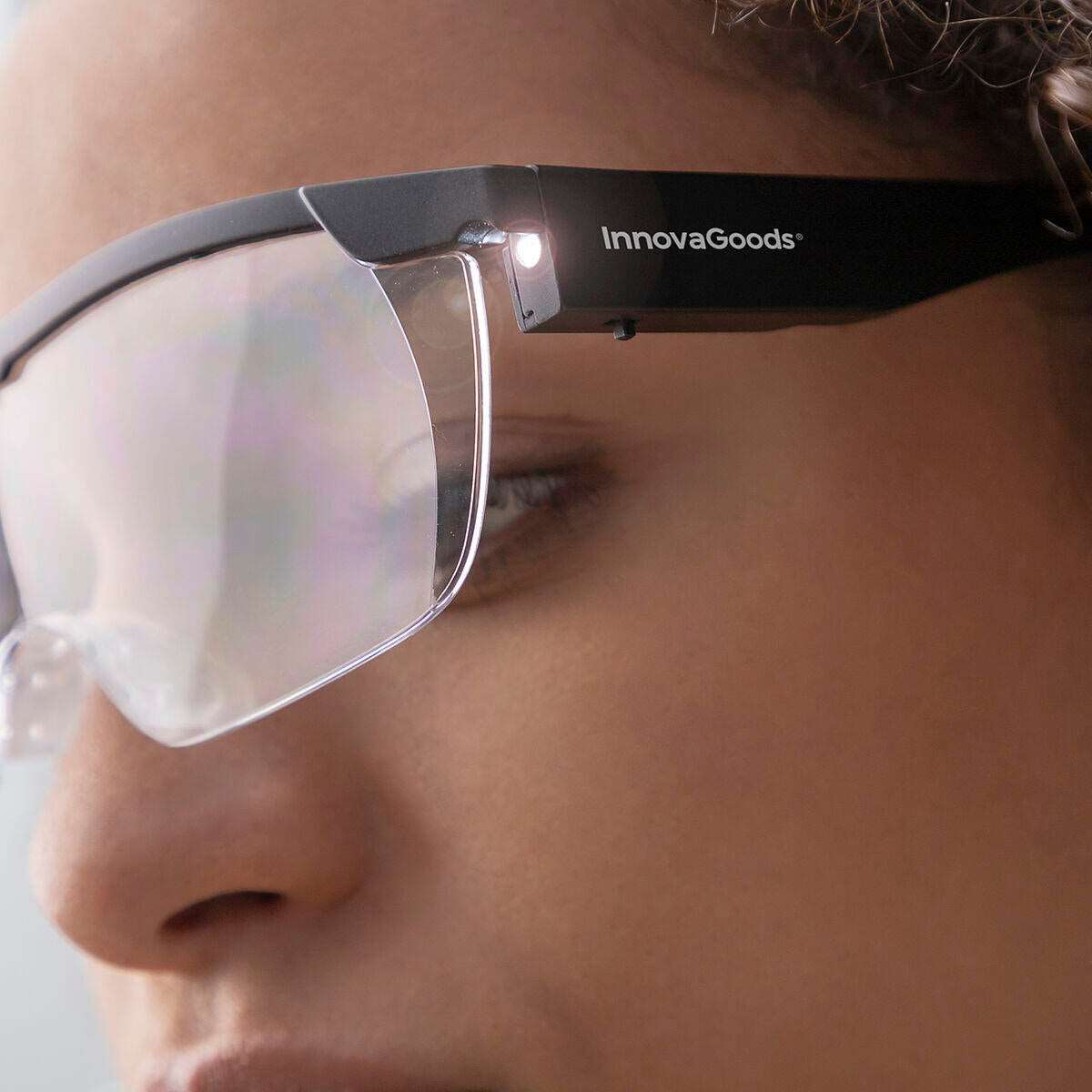 Gafas de Aumento con Doble Luz LED – Glassoint InnovaGoods